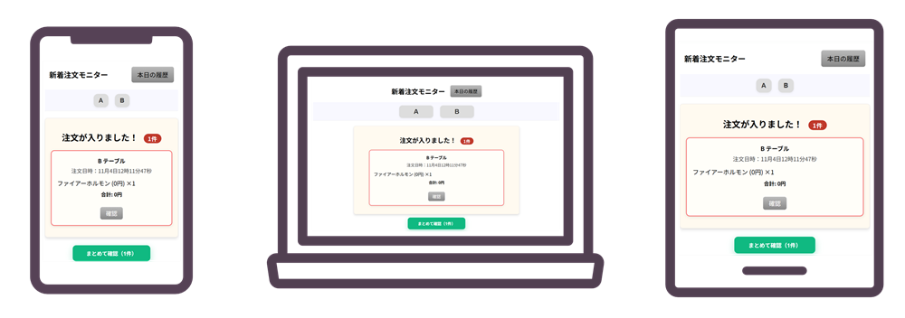 モニター連携システムのイメージ